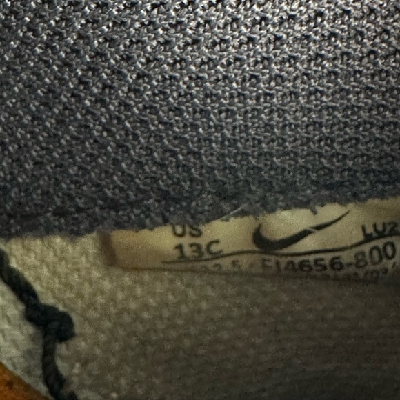 KidsNike Air Force 1 Low SE ‘Clownfish’ Orange Blue White FJ4657-800 Toddler 13c - Picture 7 of 7